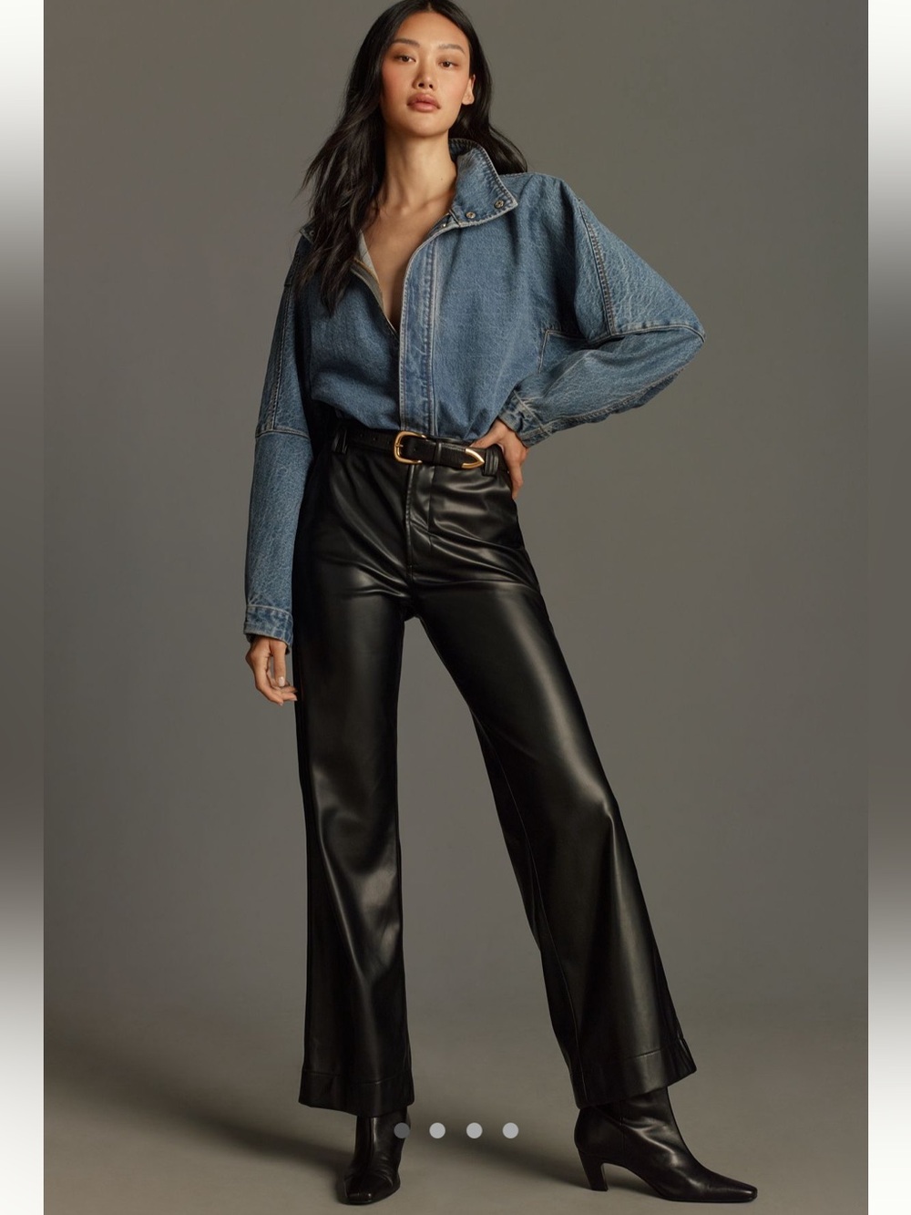 Joe’s Jeans The Mia High Rise Faux Leather Pant